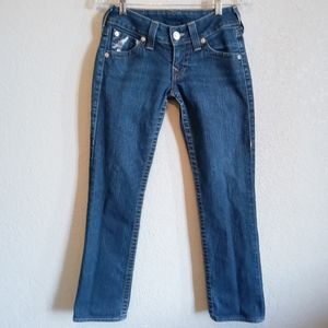 True Religion Silver Foil Jeans 26 Wm